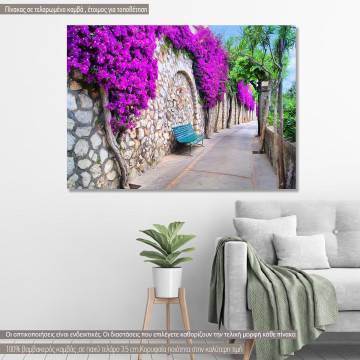 Πίνακας σε καμβά Λουλούδια, Vibrant flower