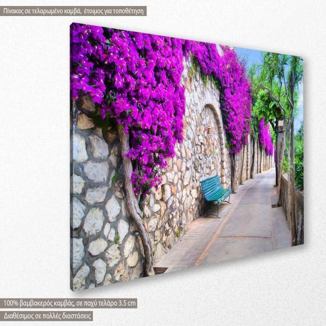 Canvas print Flowers, Vibrant flower, side