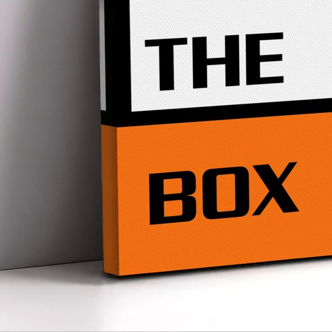 Canvas print Think outside the box Framed canvas View 21