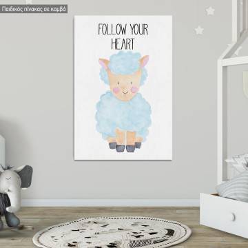 Kids canvas print Farm animals Sheep