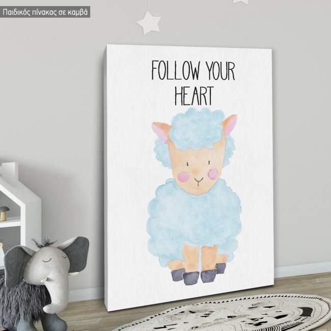 Kids canvas print Farm animals Sheep