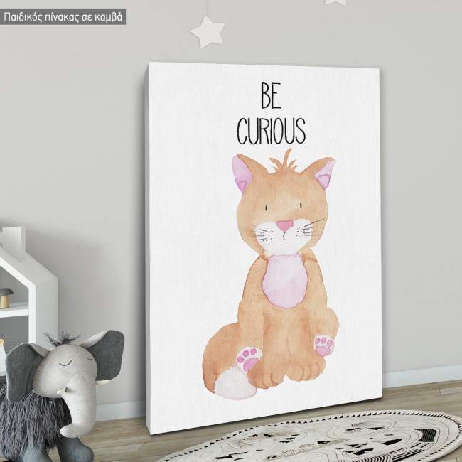 Kids canvas print Farm animals Cat