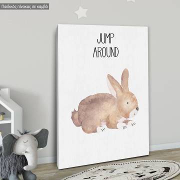 Kids canvas print Farm animals, Rabbit  2