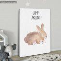 Kids canvas print Farm animals, Rabbit 