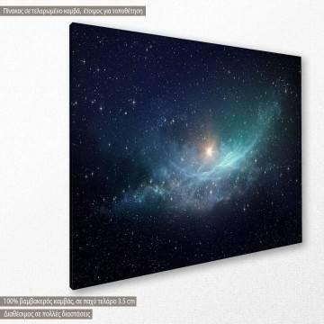 Canvas print Star field and nebula in outer space 2