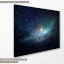 Canvas print Star field and nebula in outer space, side