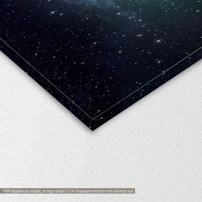 Canvas print Star field and nebula in outer space, detail