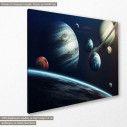 Canvas print Planets of Solar system, side