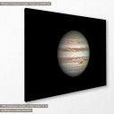 Canvas print Jupiter isolated on black, side