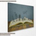 Canvas print The travel book, side