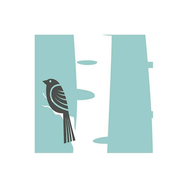 Παραβάν,  Δέντρα και πουλιά