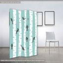 Room divider Trees and birds