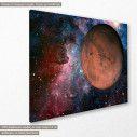 Canvas print Solar System Mars, side