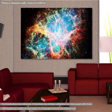 Canvas print Nebula in space