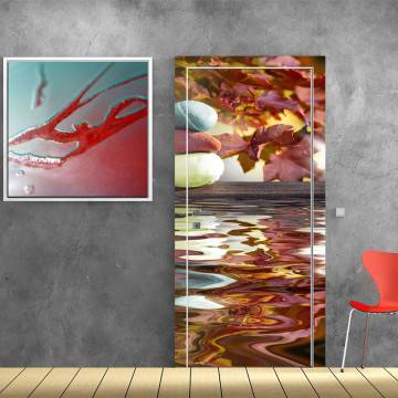 Door sticker Water Reflections