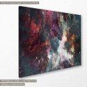 Canvas print Colorful starry night sky, side