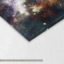 Canvas print Colorful starry night sky, detail