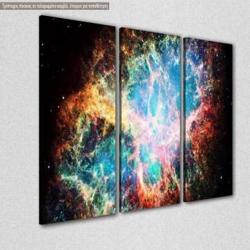 Canvas print Nebula in space,  3 panels 2