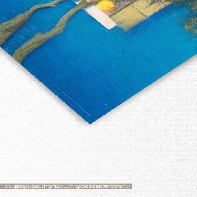 Canvas print Olive tree view, detail