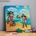 Kids canvas print Brothers pirates