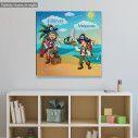 Kids canvas print Brothers pirates
