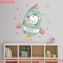 Kids wall stickers Rocker Bear