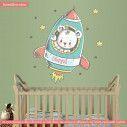 Kids wall stickers Rocker Bear