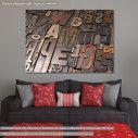 Canvas print Wood type I