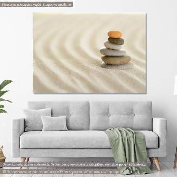 Canvas print Rock garden I