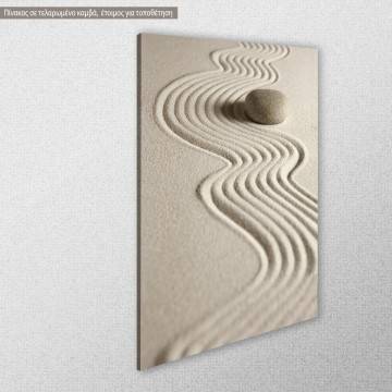Πίνακας σε καμβά Zen stones III Όψη 1 2