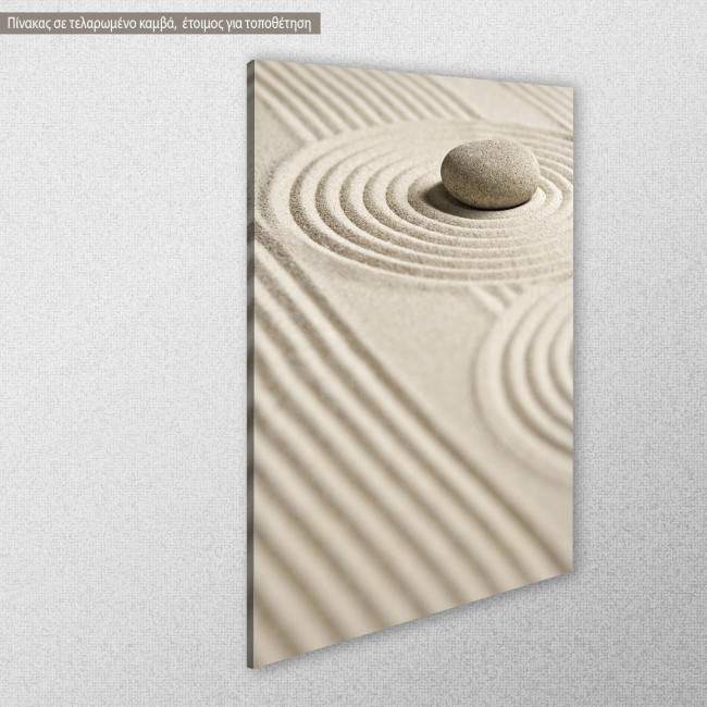 Canvas print Zen stones IV, side