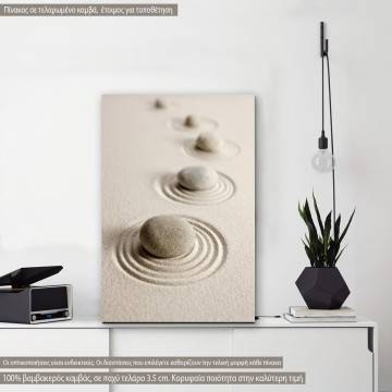 Canvas print Zen stones