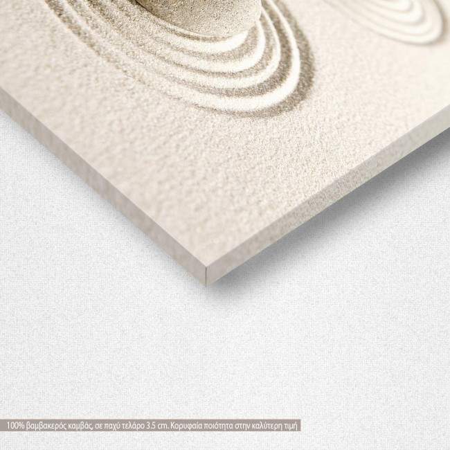 Canvas print Zen stones, detail