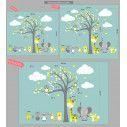 Kids wall stickers Animals tree