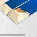 Canvas print Bell tower at Santorini,  3 panels, detail