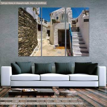 Canvas print Kythnos 3 panels