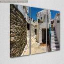 Canvas print Kythnos 3 panels, side