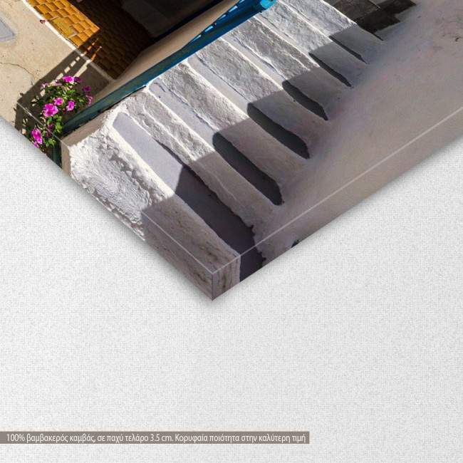 Canvas print Kythnos 3 panels, detail