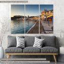 Canvas print Kokkari Samos 3 panels