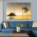 Canvas print Monemvasia 3 panels