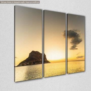 Canvas print Monemvasia 3 panels 2