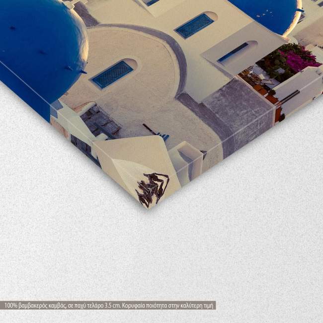 Canvas print Santorini,  3 panels, detail