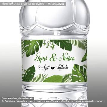 Sticker label Tropical,  