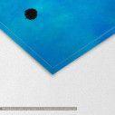 Canvas print Blue III reart, (original by J. Miro), reproduction, detail