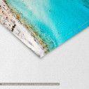 Canvas print Balos Lagoon with magical waters,  3 panels, detail