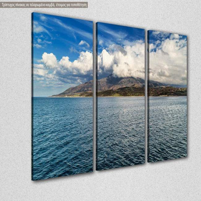Canvas print Samothraki  3 panels, side