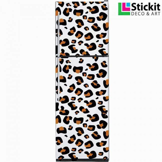 Fridge sticker Leopard pattern