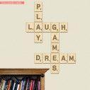 Wooden scrabble Play Laugh Games Dream