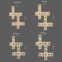 Ξύλινα γράμματα Scrabble, Play Laugh Games Dream