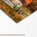 Canvas print Mushroom house fairy tale, detail